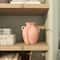 11" Orange Ceramic Terra Cotta Jug Vase with Handles